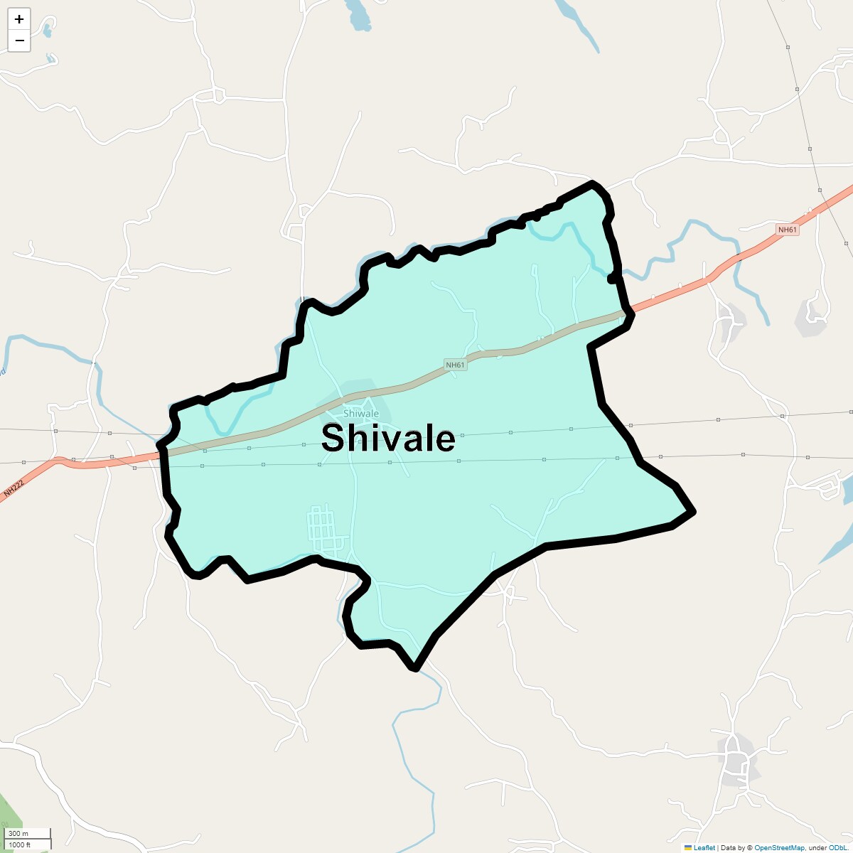 Shivale Map