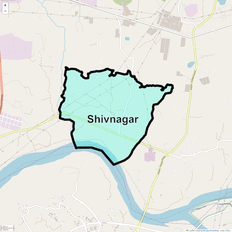 Location Map of Shivnagar