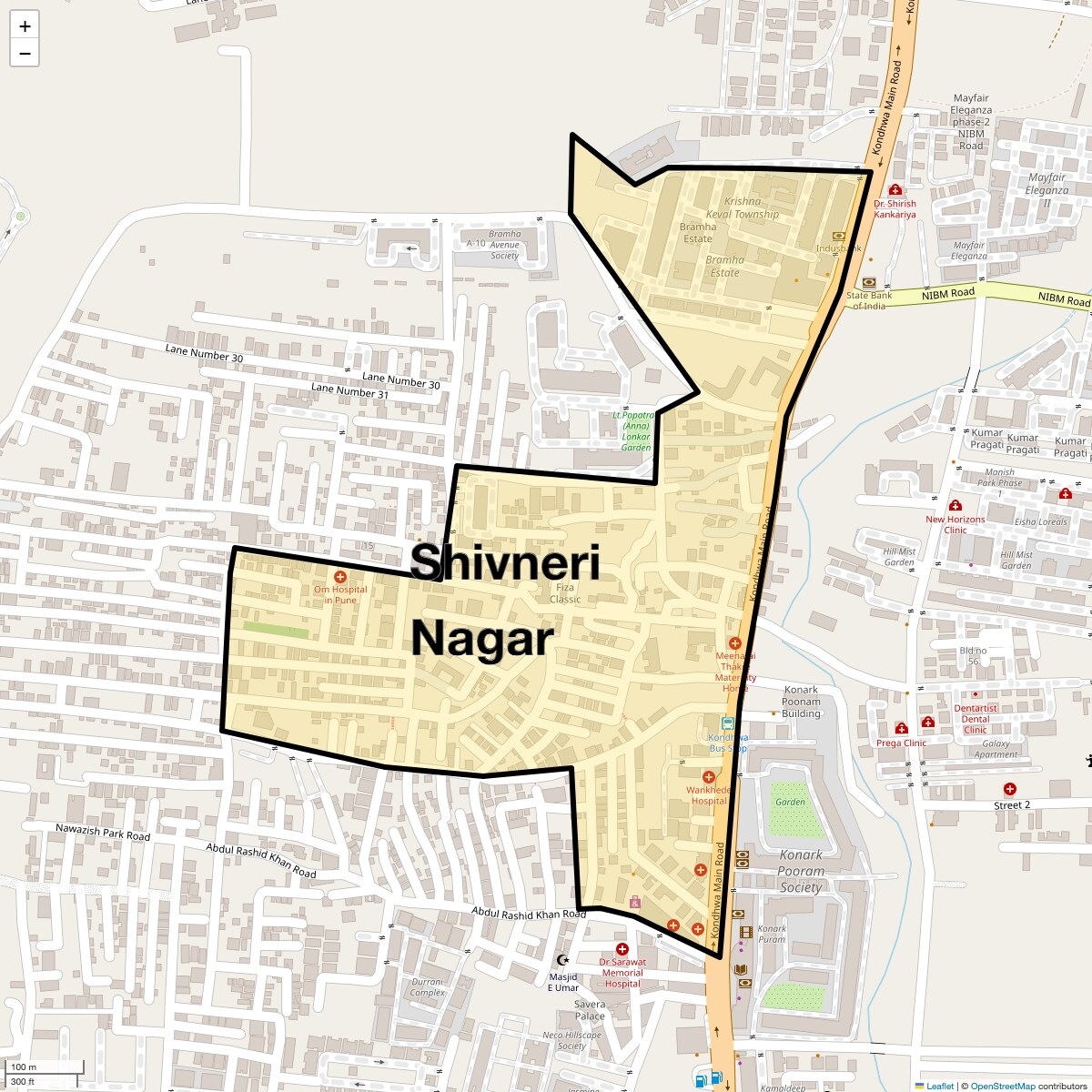 Check Time Travel of Shivneri Nagar, Pune