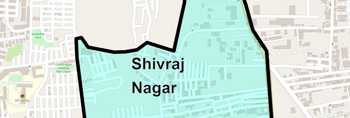 Location Map of Shivraj Nagar, Pune