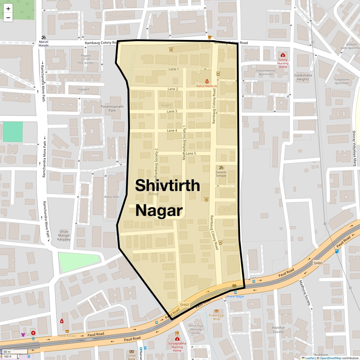 Check Time Travel of Shivtirth Nagar, Pune
