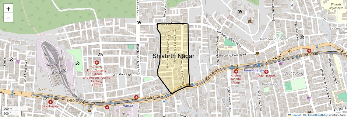 Check Time Travel of Shivtirth Nagar, Pune
