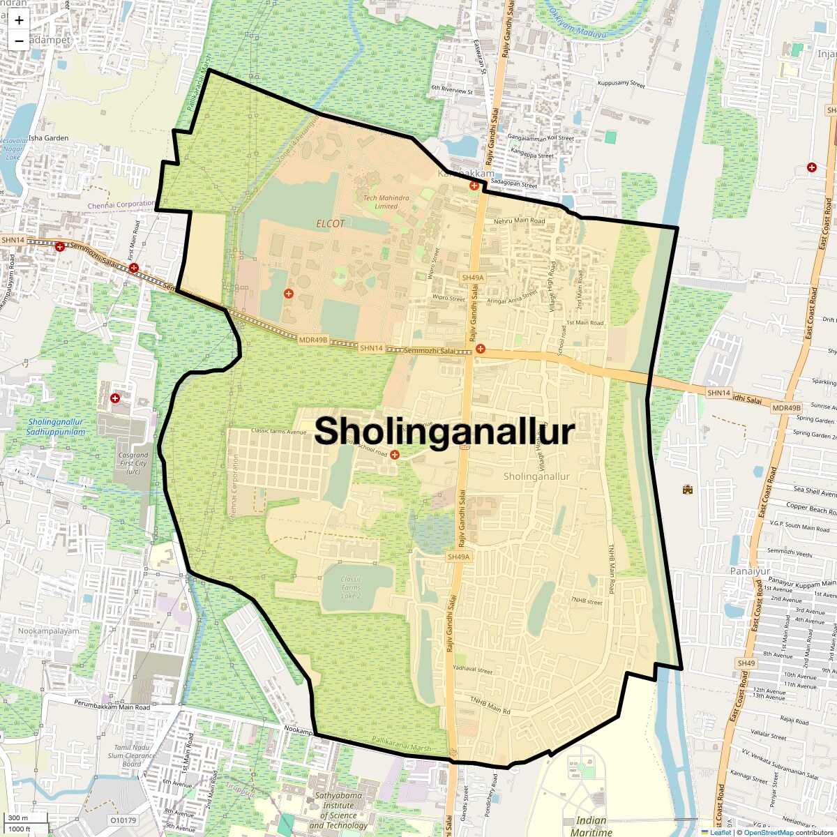 Check Time Travel of Sholinganallur, Chennai