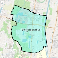 Sholinganallur Map