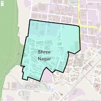 Shree Nagar Map