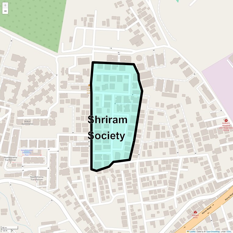 Location Map of Shriram Society