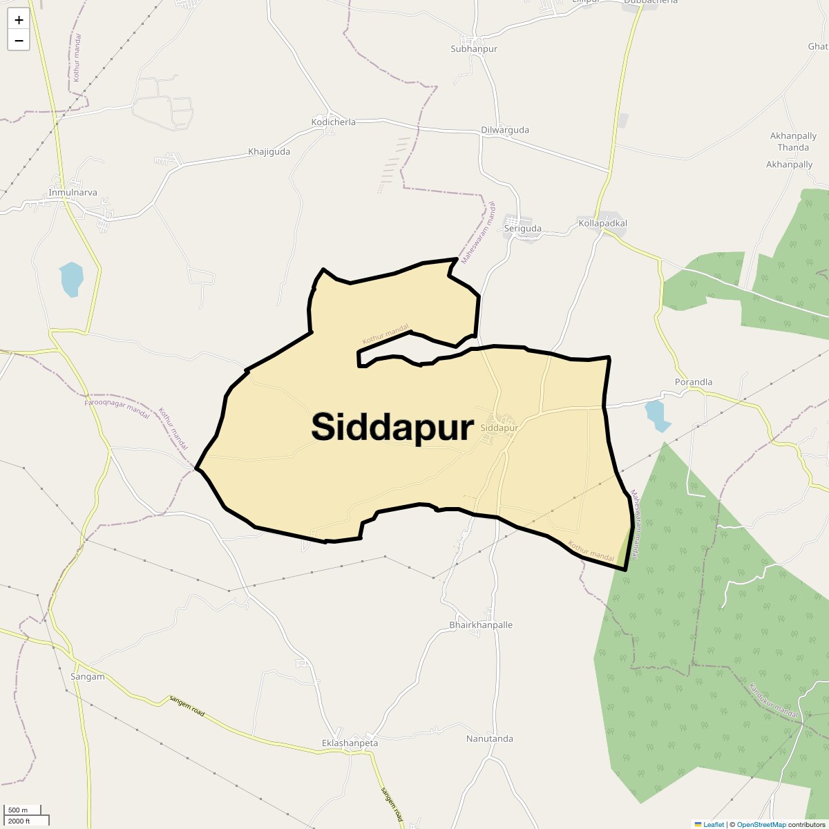 Siddapur Map