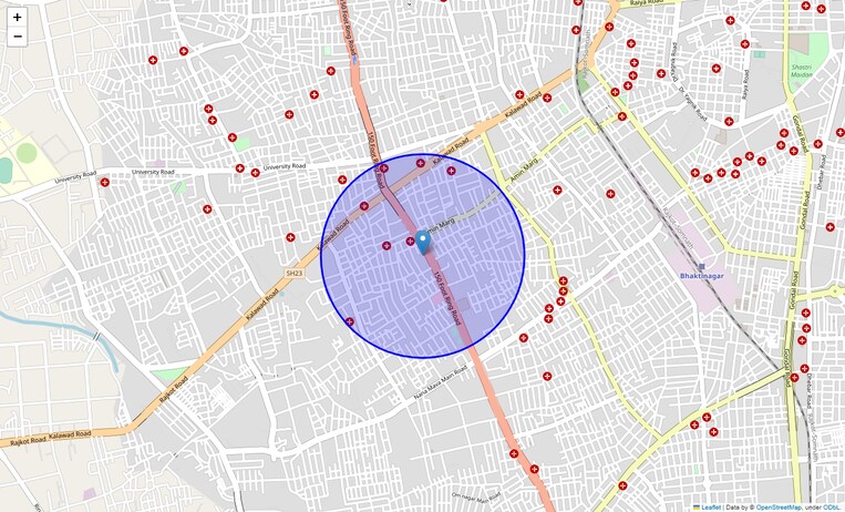Location Map of Siddharth Santoki City