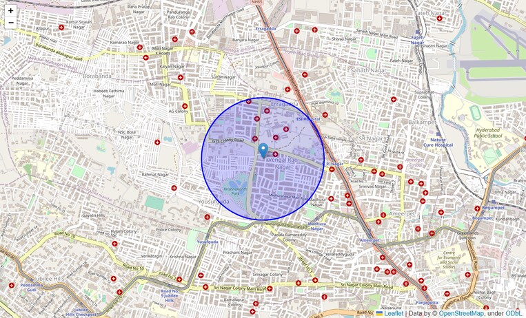 Location Map of Siddhartha Nagar