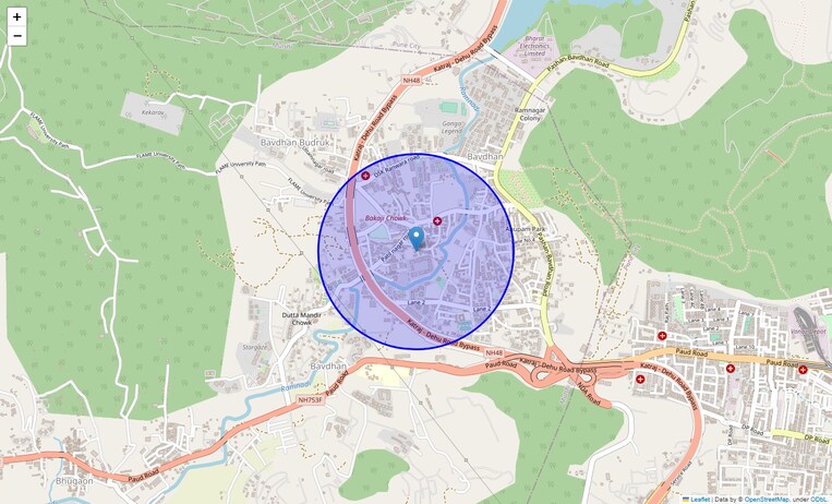 Location Map of Sidhart Nagar