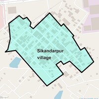 Sikandarpur village Map