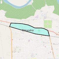 Sikandra Map