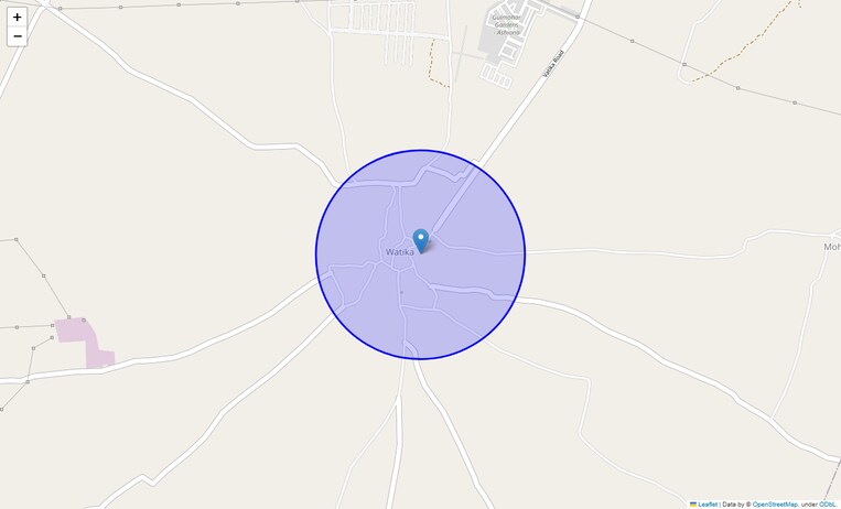 Location Map of Simliya Road