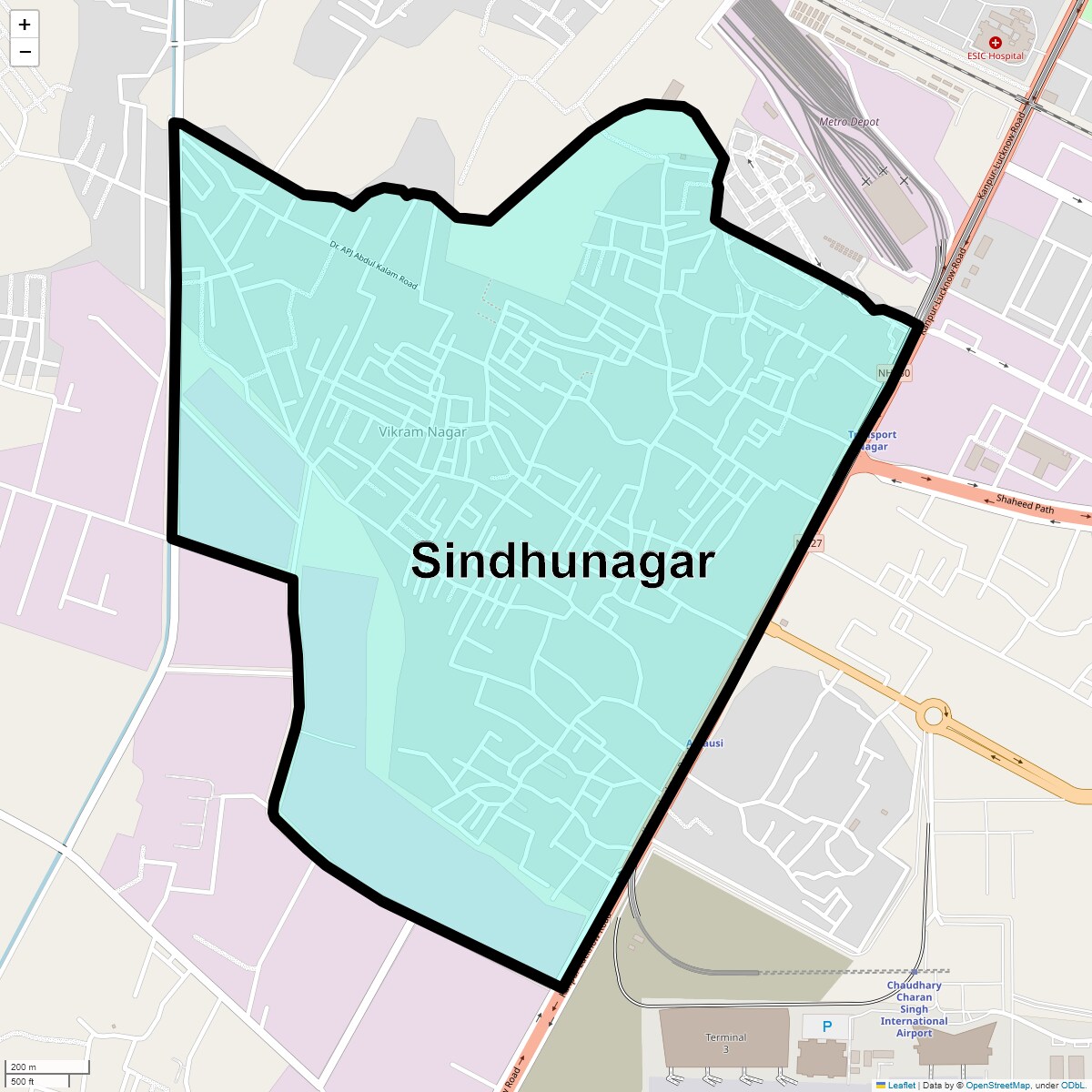 Sindhunagar Map