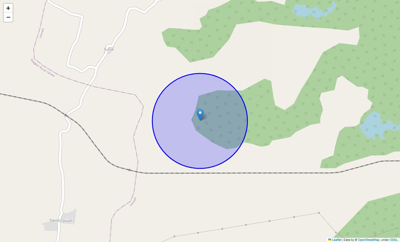 Location Map of Sindivihiri, Nagpur