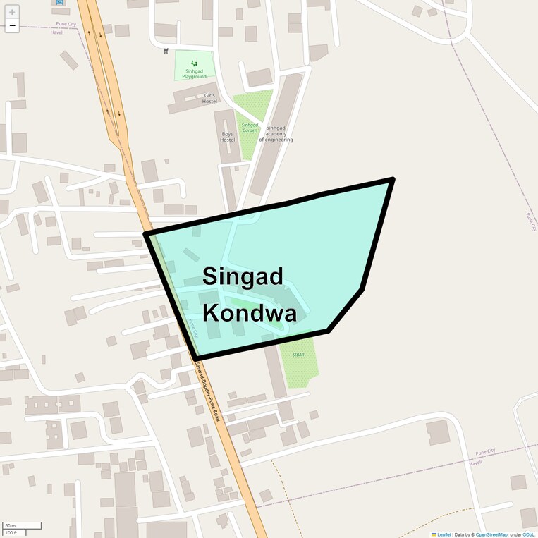 Location Map of Singad Kondwa
