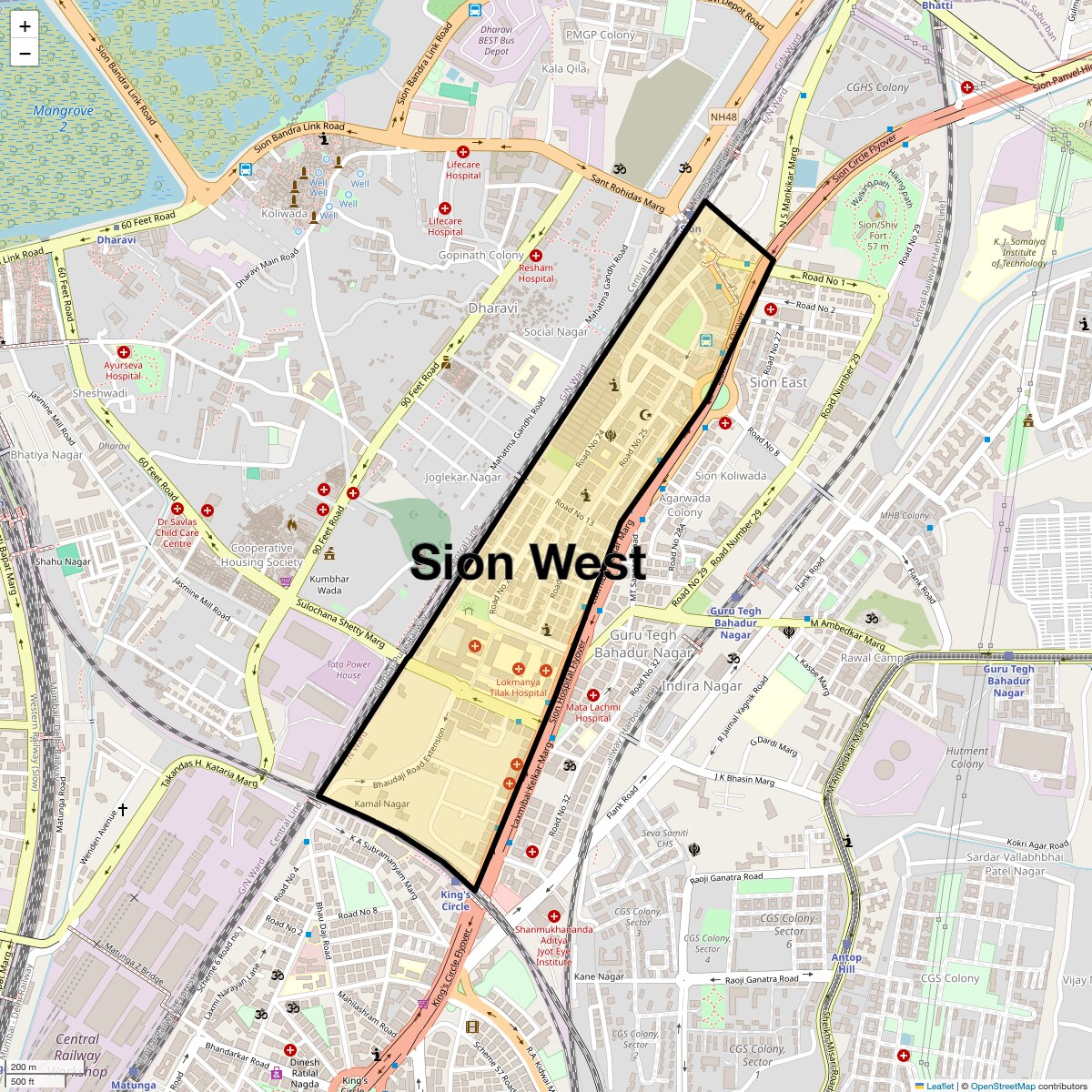 Check Time Travel of Sion West, Mumbai