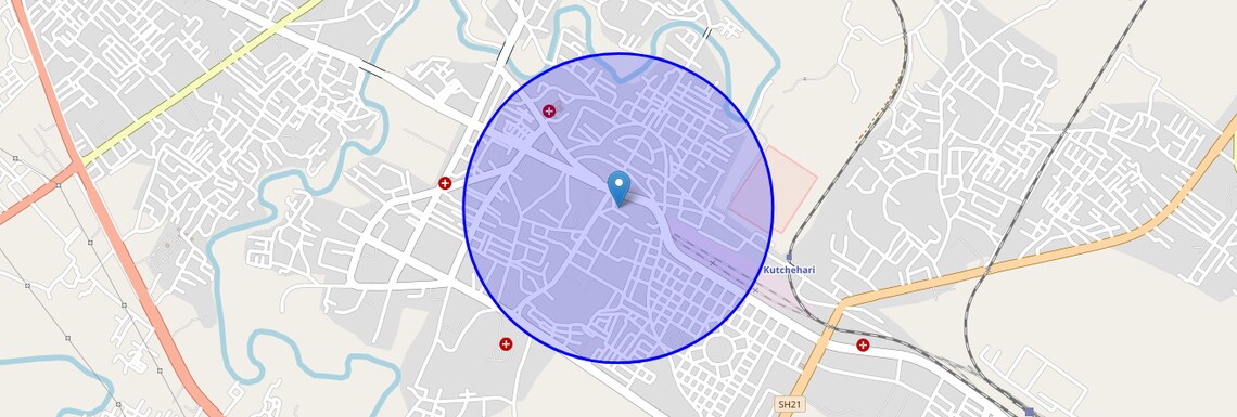 Location Map of Sitapur, Lucknow