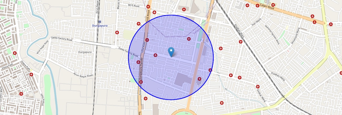 Location Map of Sl Marg, Jaipur