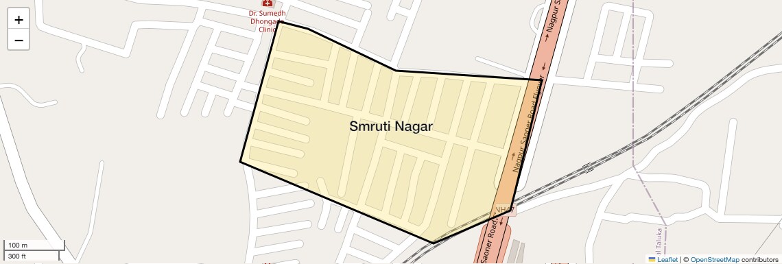 Smruti Nagar Map