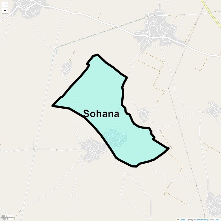 Location Map of Sohana
