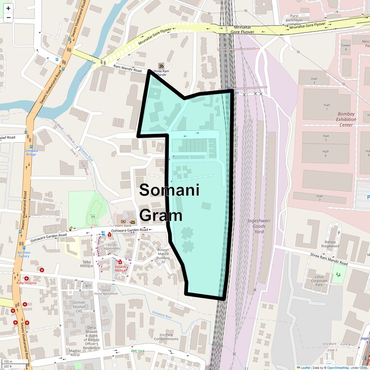 Location Map of Somani Gram