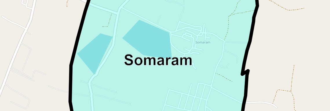 Location Map of Somaram, Hyderabad