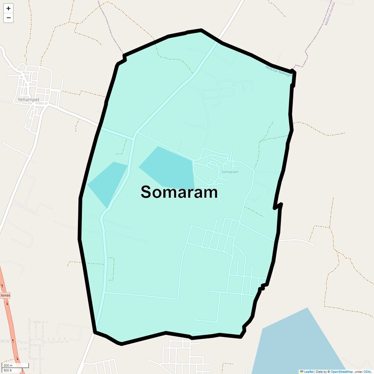 Location Map of Somaram