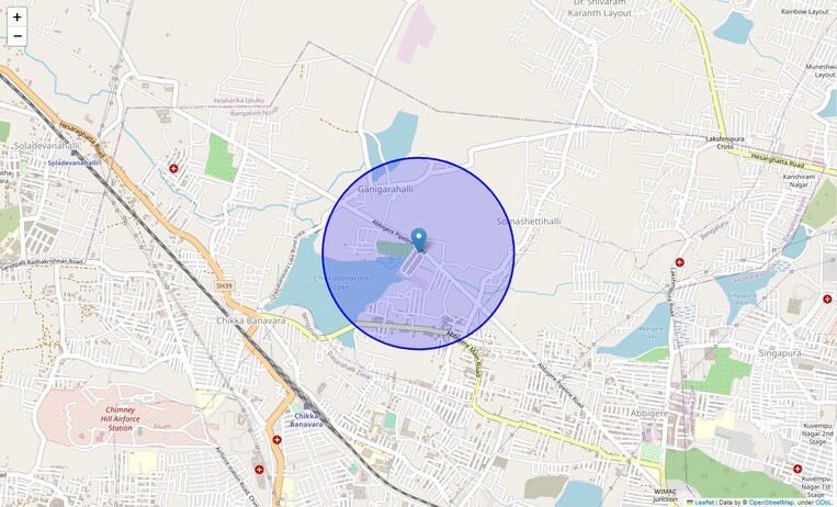 Location Map of Somashetti Halli