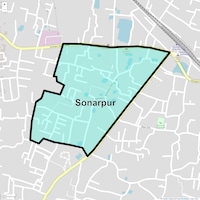 Sonarpur Map