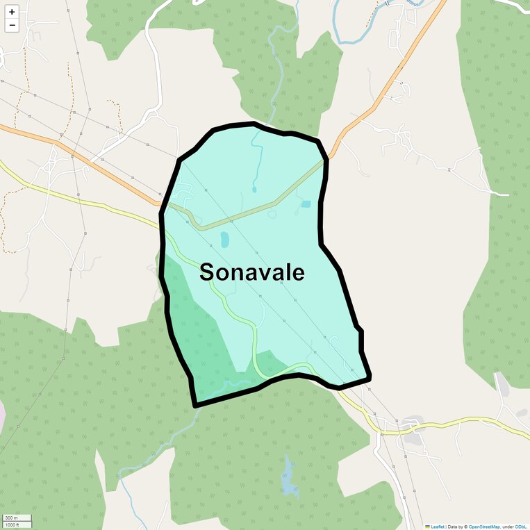 Location Map of Sonavale