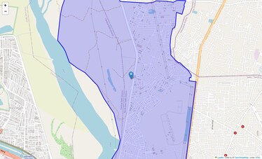 Location Map of Sonia Vihar, Delhi