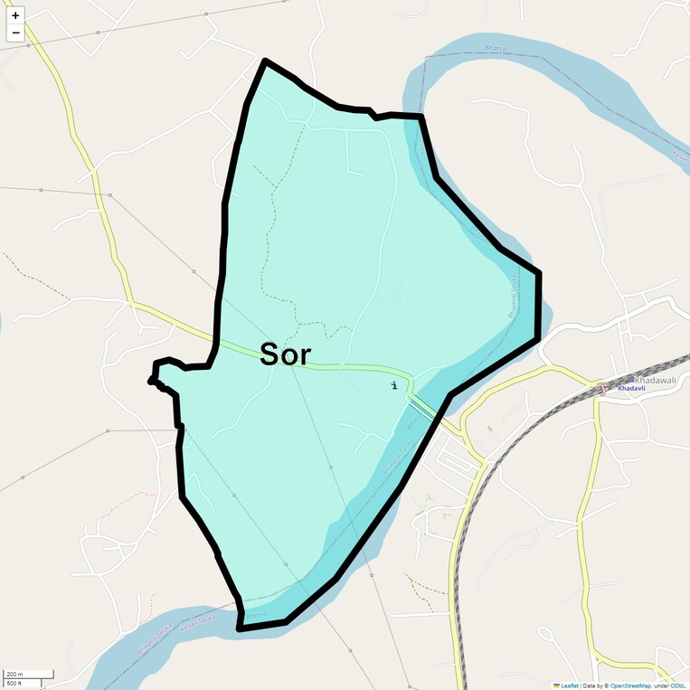 Location Map of Sor