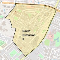 South Extension ii Map