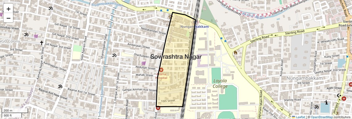 Sowrashtra Nagar,Chennai