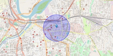 Location Map of Spine Road, Pune