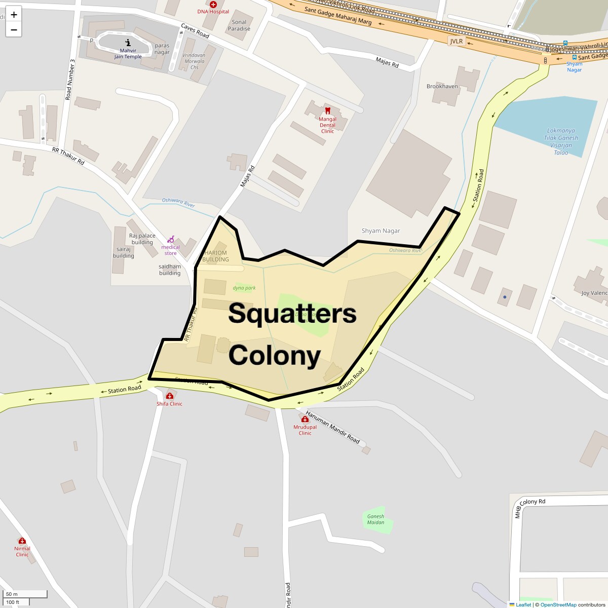 Check Time Travel of Squatters Colony, Mumbai