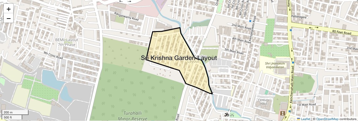 Sri Krishna Garden Layout,Bangalore
