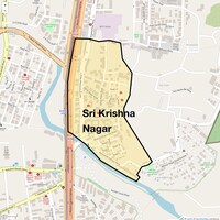 Sri Krishna Nagar Map