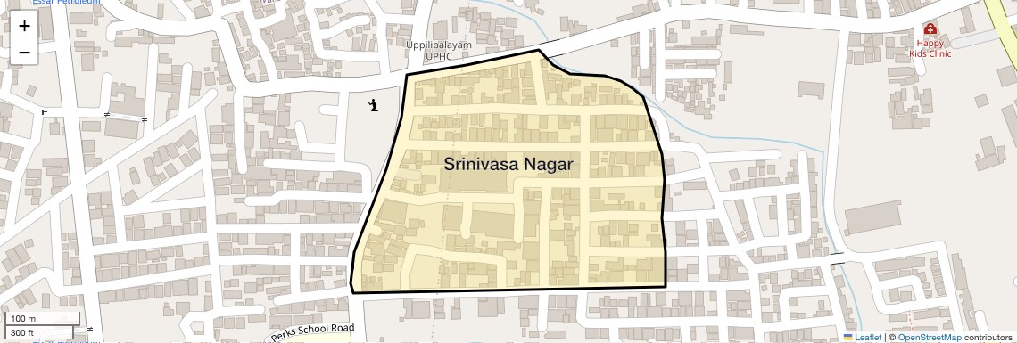 Srinivasa Nagar Map