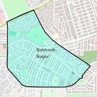 Subhash Nagar Map