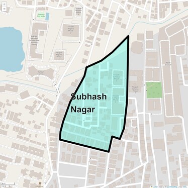 Location Map of Subhash Nagar, Pune