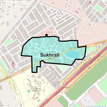 Location Map of Sukhrali, Gurgaon