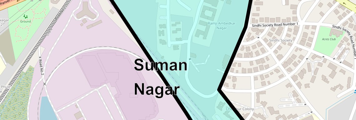 Location Map of Suman Nagar, Mumbai
