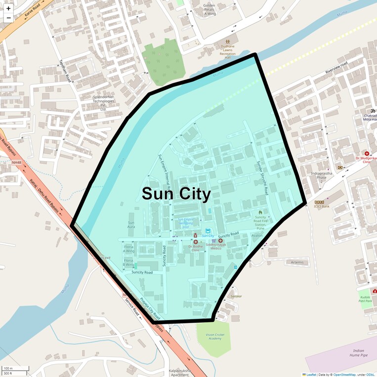 Location Map of Sun City