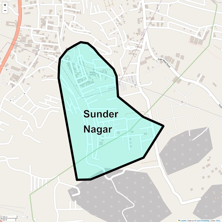 Location Map of Sunder Nagar