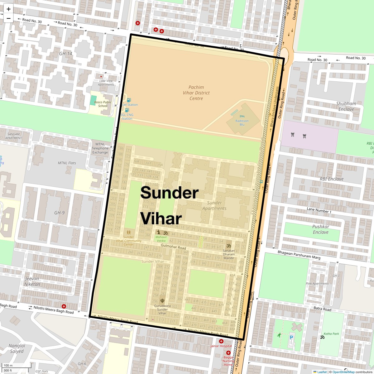 Check Time Travel of Sunder Vihar, Delhi