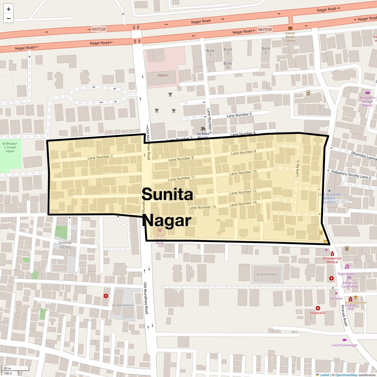 Check Time Travel of Sunita Nagar, Pune