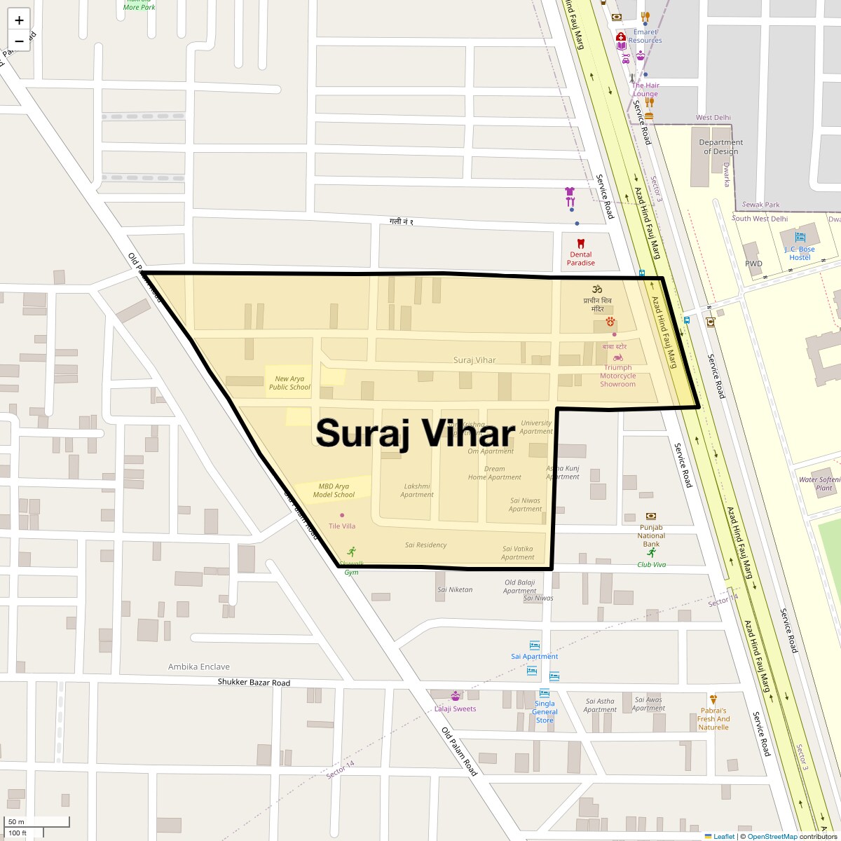 Check Time Travel of Suraj Vihar, Delhi