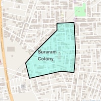 Suraram Colony Map